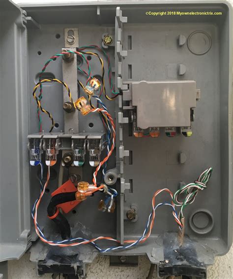 telephone cable junction box wiring|outside phone box wiring diagram.